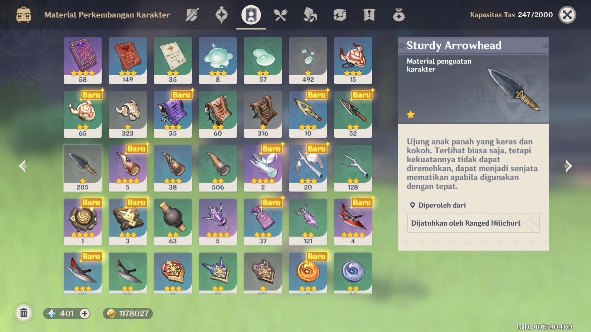 Farming Firm ArrowHeads Di Genshin Impact. Dei's Blog